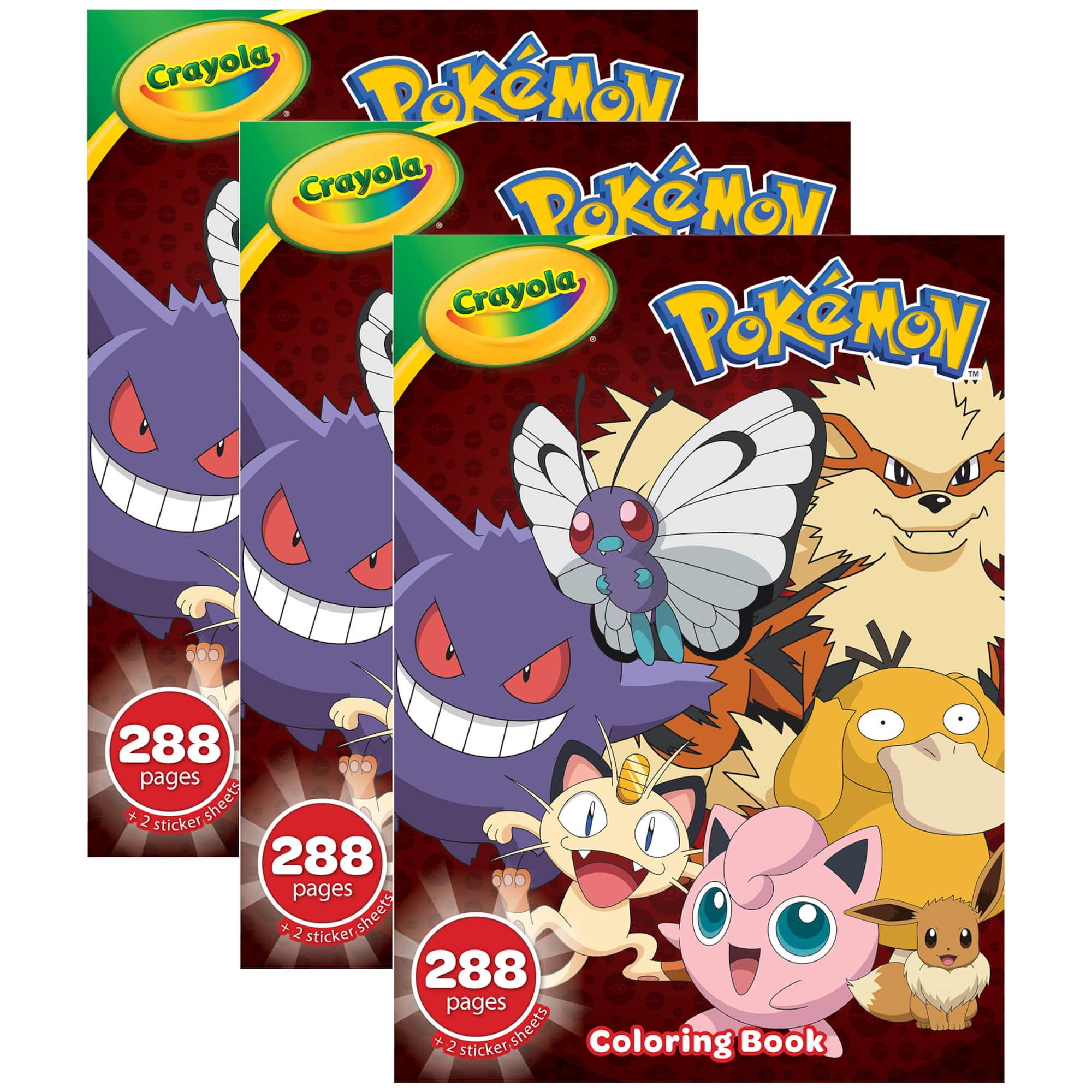 Crayola® Pokémon Coloring Books, 3 ct.